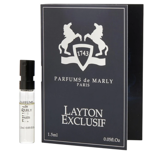 Parfums de Marly, Layton Exclusif, Apă de parfum, Unisex, 1.5 ml Flacon