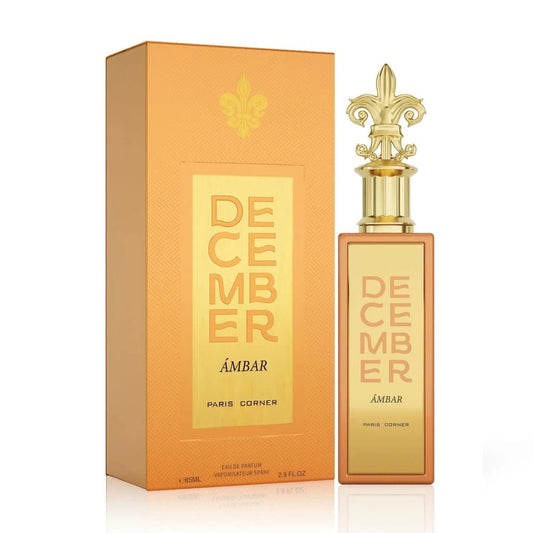 Paris Corner, December Ambar, Apa de parfum, Unisex, 100 ml