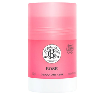 Roger & Gallet, Rose, Protecție 24h, Deodorant stick, Pentru femei, 50 g