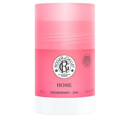 Roger & Gallet, Rose, Protecție 24h, Deodorant stick, Pentru femei, 50 g