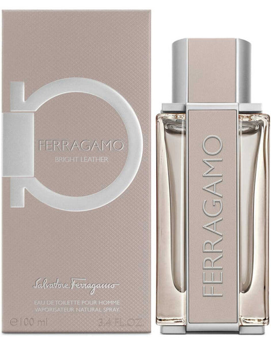 Salvatore Ferragamo, Bright Leather, Apa de toaleta, Barbati, 100 ml