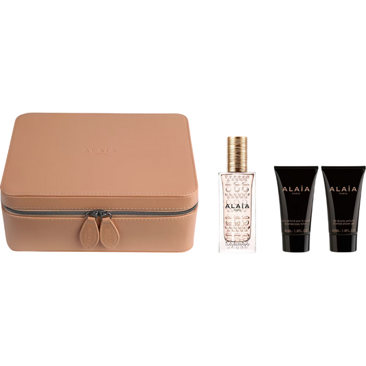 Set Alaia Paris: Nude, Eau De Parfum, For Femei, 50 ml + Nude, Cleansing & Hydrating, Shower Gel, For All Skin Types, 50 ml + Nude, Hydrating, Daily, Body Lotion, 50 ml