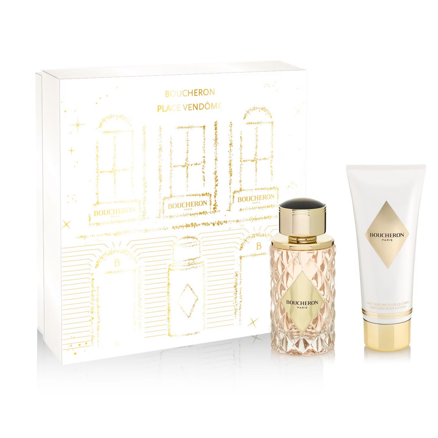 Set Boucheron: Place Vendome, Apa de Parfum, Femei, 50 ml + Place Vendome, Hydrating, Body Lotion, 100 ml