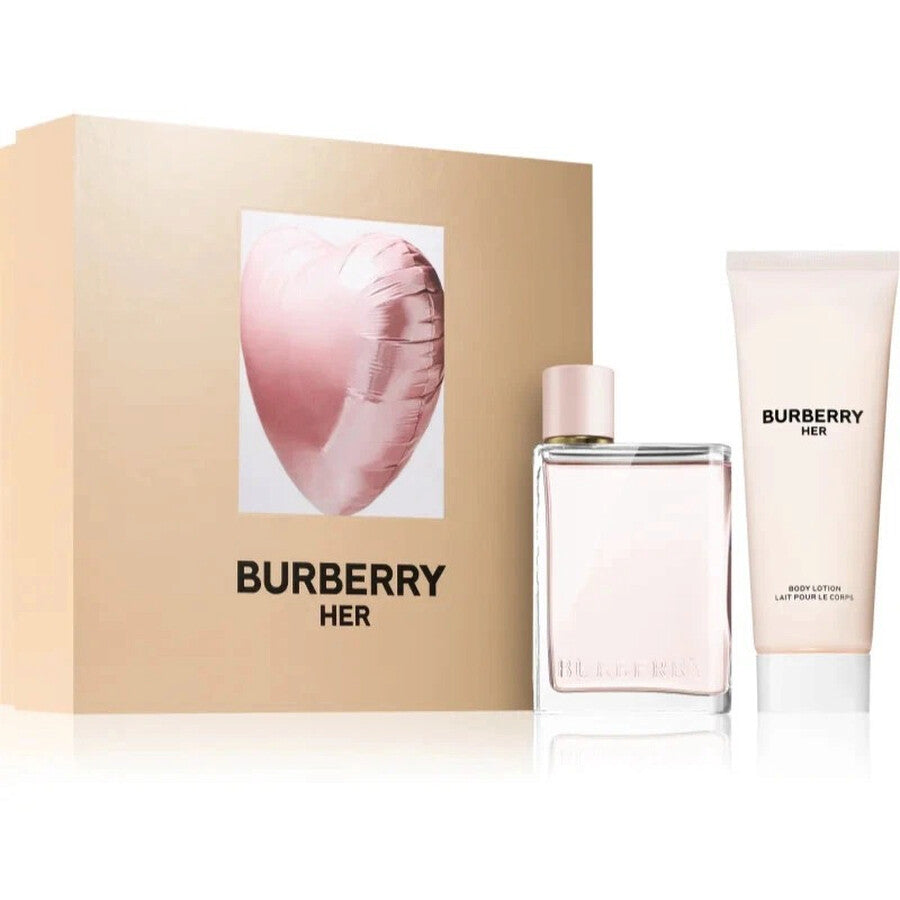 Set Burberry: Her, Apa de parfum, Femei, 50 ml + Her, Moisturizing, Body Lotion, 75 ml
