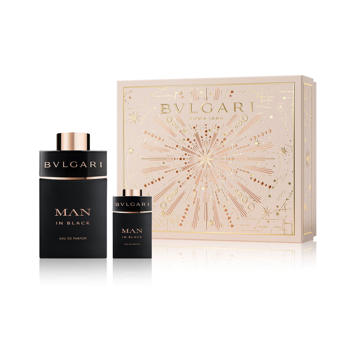 Set Bvlgari: Man In Black, Eau De Parfum, For Men, 100 ml + Man In Black, Eau De Parfum, For Men, 15 ml *Miniature
