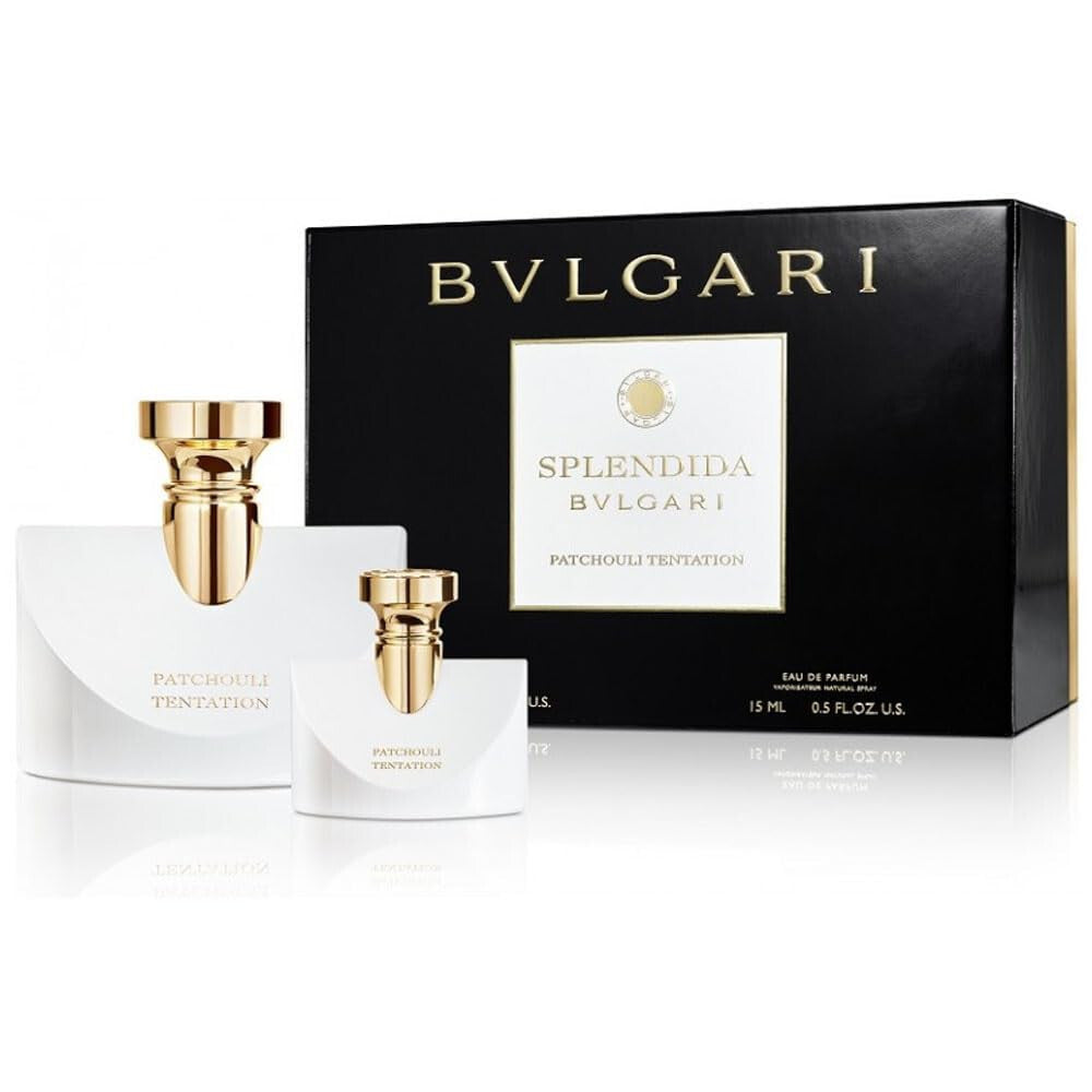 Set Bvlgari: Splendida Patchouli Tentation, Eau De Parfum, For Femei, 100 ml + Splendida Patchouli Tentation, Eau De Parfum, For Femei, 15 ml *Miniature