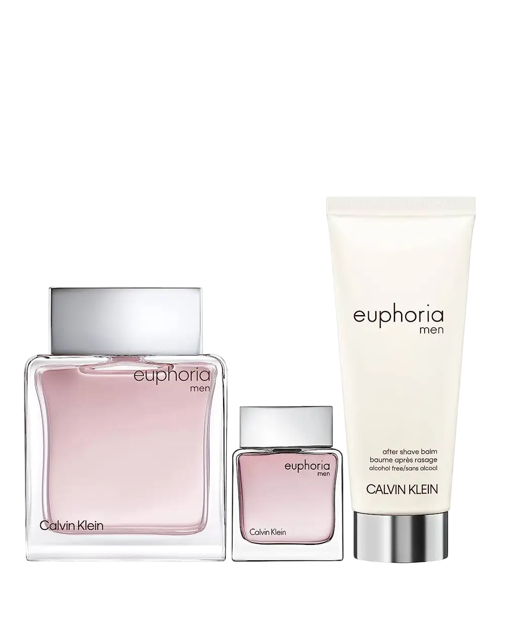 Set Calvin Klein: Euphoria, Apa de toaleta, Barbati, 100 ml + Euphoria, Apa de toaleta, Barbati, 15 ml *Miniature + Euphoria, After-Shave Balm, 100 ml