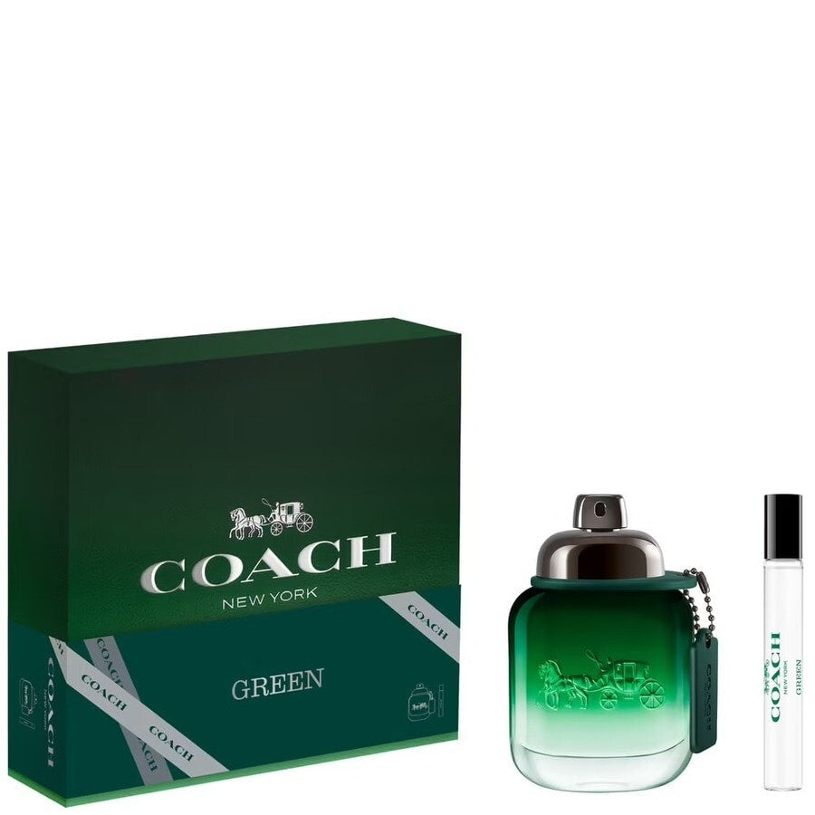 Set Coach: Green, Apa de toaleta, Barbati, 100 ml + Green, Apa de toaleta, Barbati, 10 ml