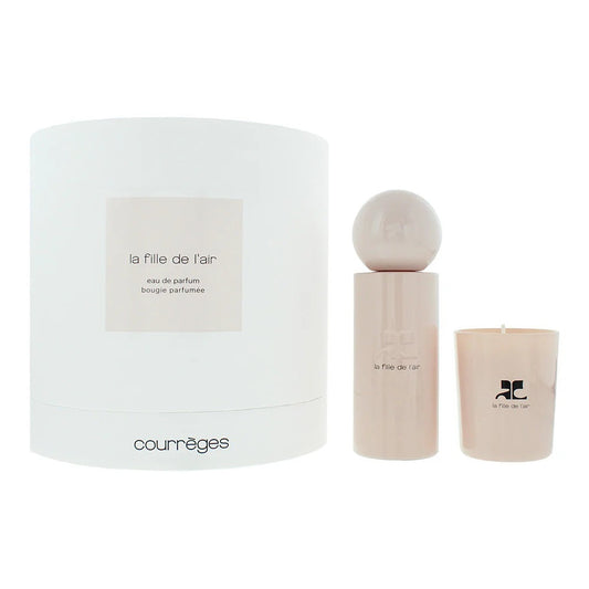 Set Courreges: La Fille De L'air, Eau De Parfum, For Femei, 100 ml + La Fille De L'air, Scented Candle, 75 g