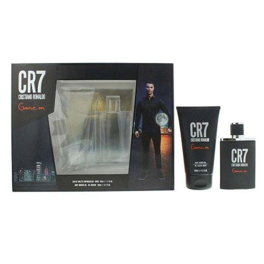 Set Cristiano Ronaldo: CR7 Game On, Apa de toaleta, Barbati, 50 ml + CR7 Game On, Shower Gel, Body, 150 ml