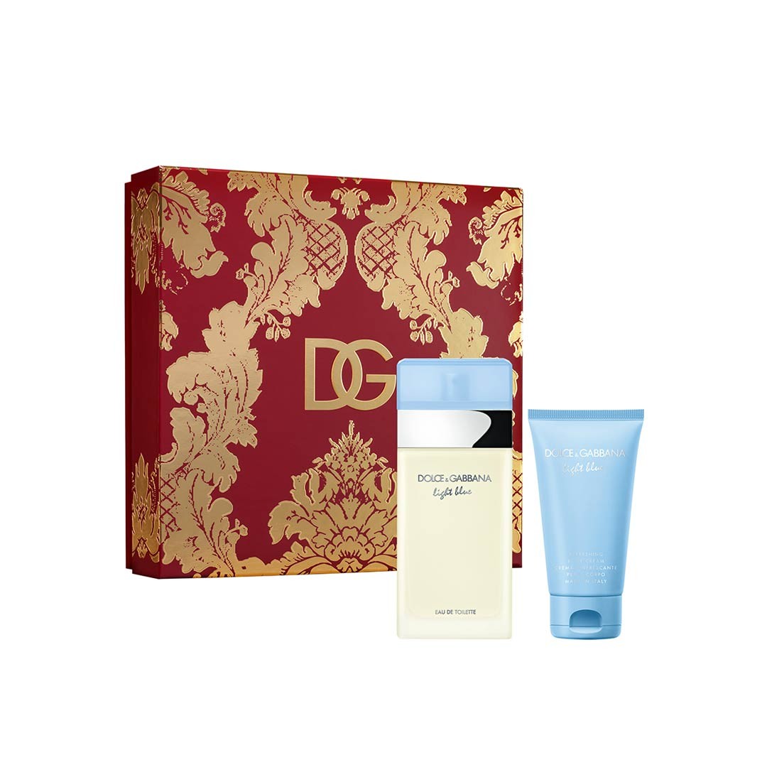 Set Dolce & Gabbana: Light Blue, Eau De Toilette, For Femei, 50 ml + Light Blue, Body Lotion, 50 ml
