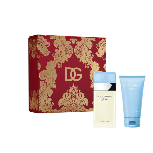 Set Dolce & Gabbana: Light Blue, Eau De Toilette, For Femei, 50 ml + Light Blue, Body Lotion, 50 ml