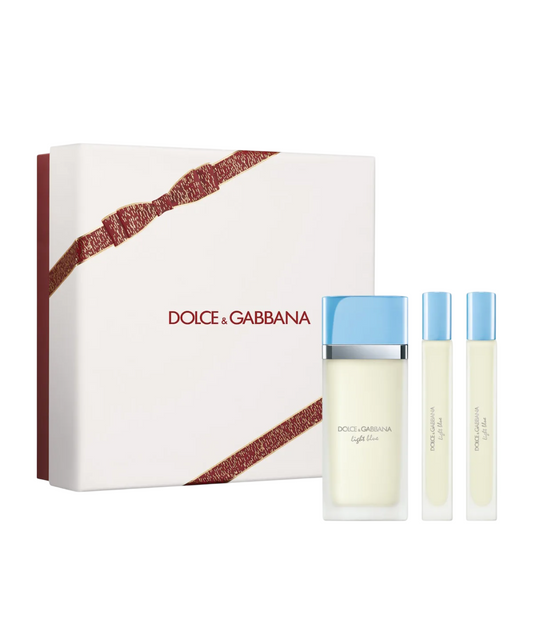 Set Dolce & Gabbana: Light Blue, Apa de toaleta, Femei, 50 ml + Light Blue, Apa de toaleta, Femei, 2 pcs, 10 ml
