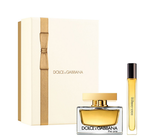 Set Dolce & Gabbana: The One, Apa de parfum, Femei, 75 ml + The One, Apa de parfum, Femei, 10 ml