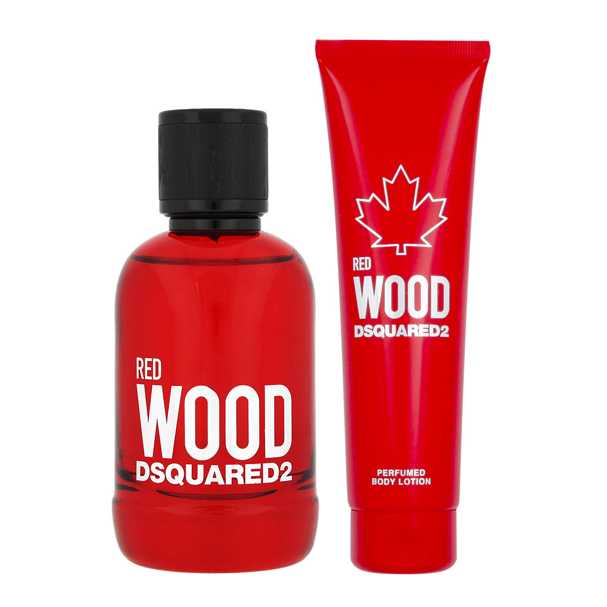 Set Dsquared 2: Red Wood, Apa de toaleta, Femei, 100 ml + Red Wood, Body Lotion, 150 ml