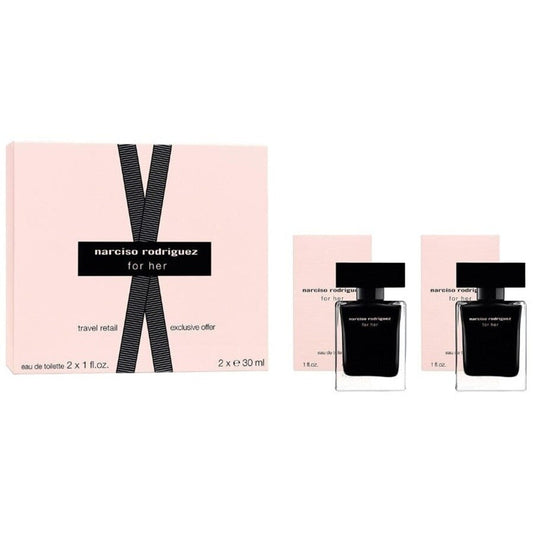 Set Duo, Narciso Rodriguez, For Her, Eau De Toilette, For Femei, 2 pcs, 30 ml