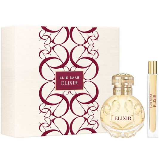 Set Elie Saab: Elixir, Apa de parfum, Femei, 50 ml + Elixir, Apa de parfum, Femei, 10 ml