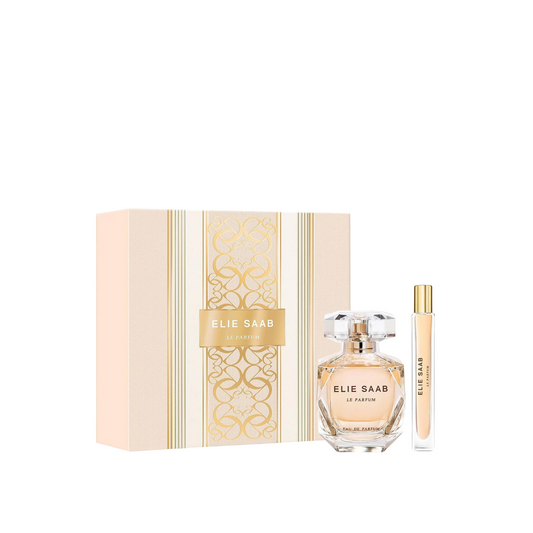 Set Elie Saab: Le Parfum, Apa de parfum, Femei, 50 ml + Le Parfum, Apa de parfum, Femei, 10 ml