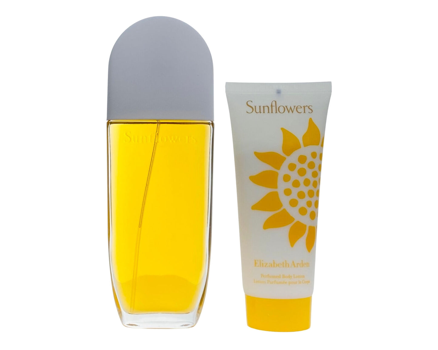 Sunflowers Set Elizabeth Arden: Sunflowers, Perfumed, Day & Night, Body Lotion, 100 ml + Sunflowers, Apa de Toaleta, Femei, 100 ml