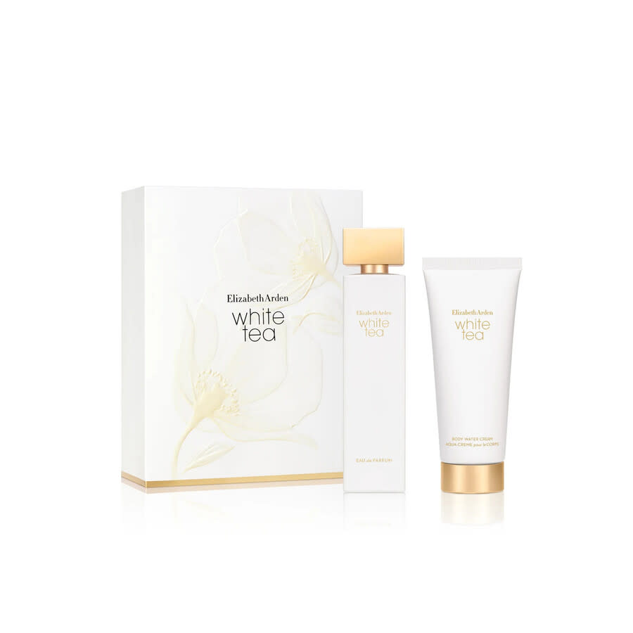 Set Elizabeth Arden: White Tea, Apa de parfum, Femei, 100 ml + White Tea, Hydrating, Body Lotion, 100 ml