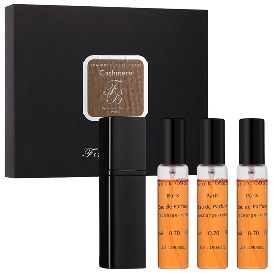Set Franck Boclet: Cashmere, Eau De Parfum, Unisex, Refill, 3 pcs, 20 ml + Cashmere, Eau De Parfum, Unisex, Refillable, 20 ml