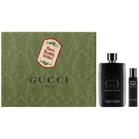 Set Gucci: Guilty, Apa de parfum, Barbati, 90 ml + Guilty, Apa de parfum, Barbati, 15 ml