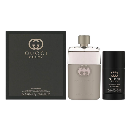 Set Gucci: Guilty, Eau De Toilette, Barbati, 90 ml + Guilty, Deodorant Stick, Barbati, 75 g