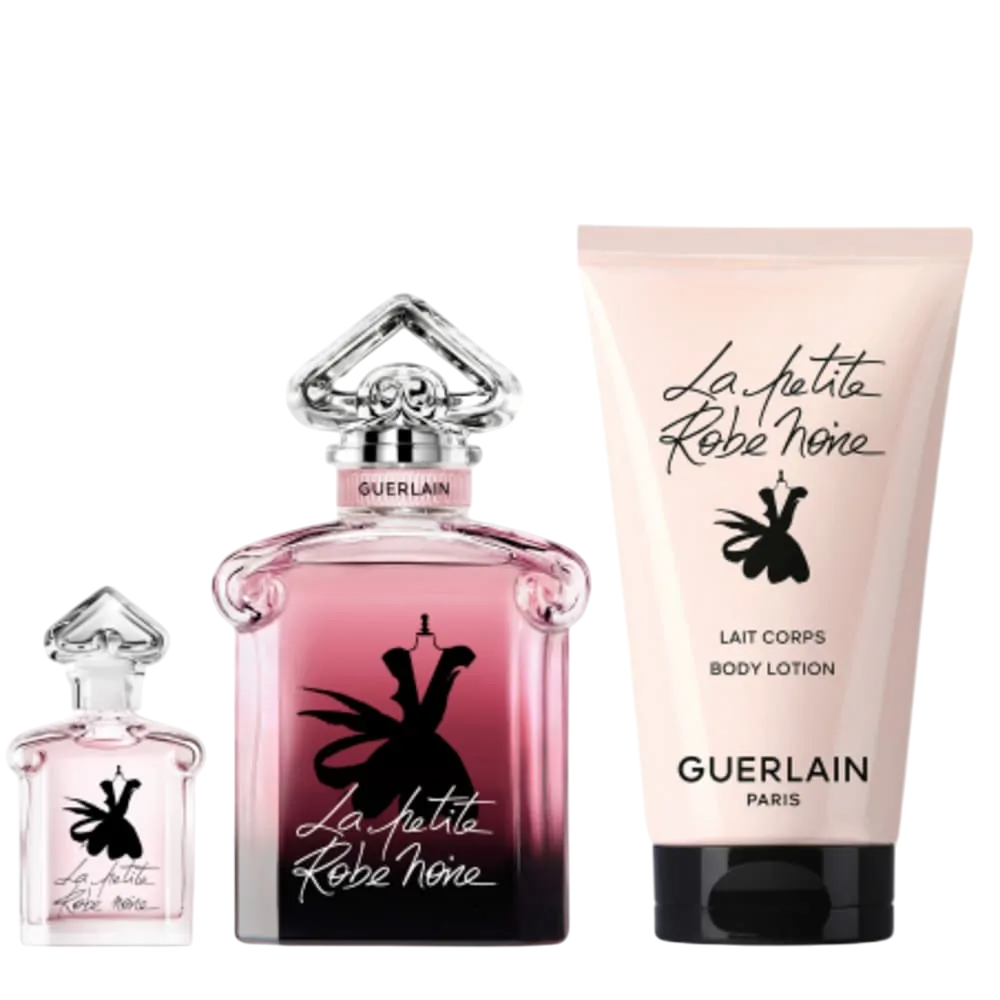Set Guerlain: La Petite Robe Noire Intense, Apa de parfum, Femei, 50 ml + La Petite Robe Noire Intense, Apa de parfum, Femei, 5 ml + La Petite Robe Noire Intense, Hydrating, Body Lotion, 75 ml