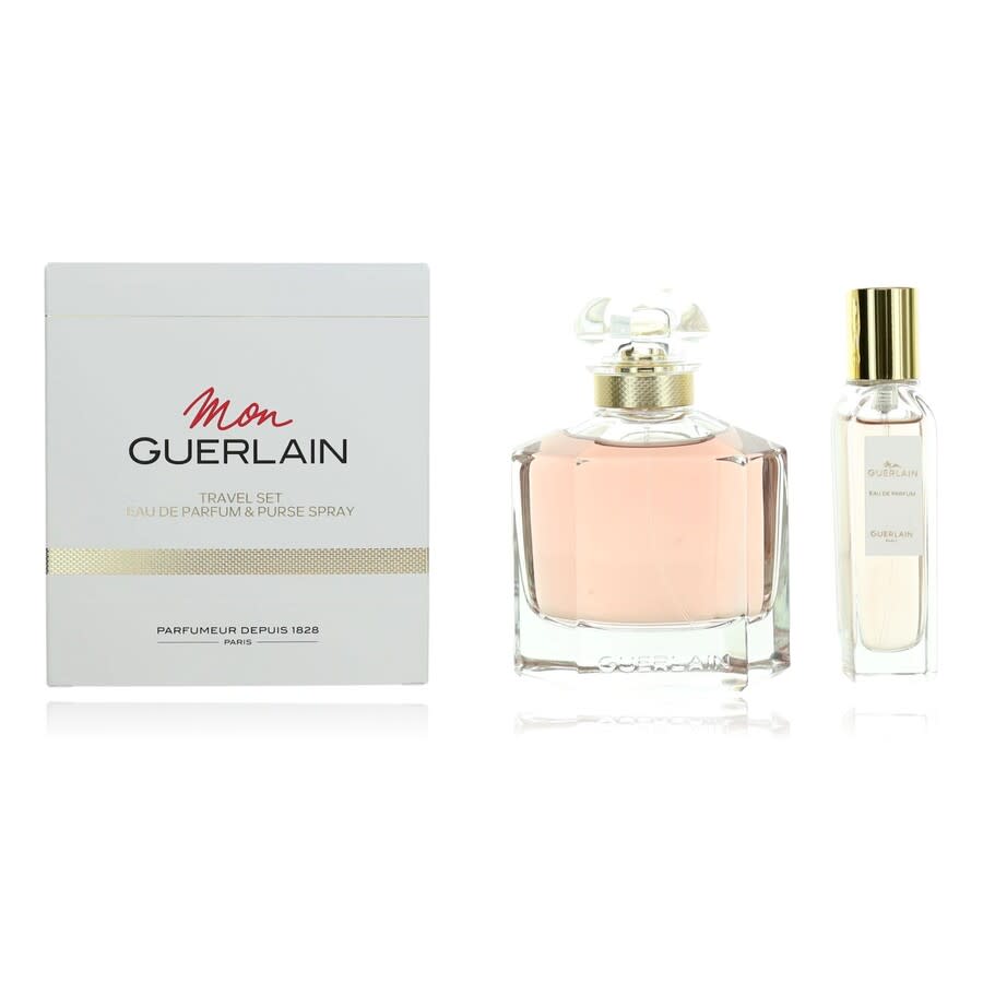 Set Guerlain: Mon Guerlain, Eau De Parfum, For Femei, 100 ml + Mon Guerlain, Eau De Toilette, For Femei, 15 ml *Miniature