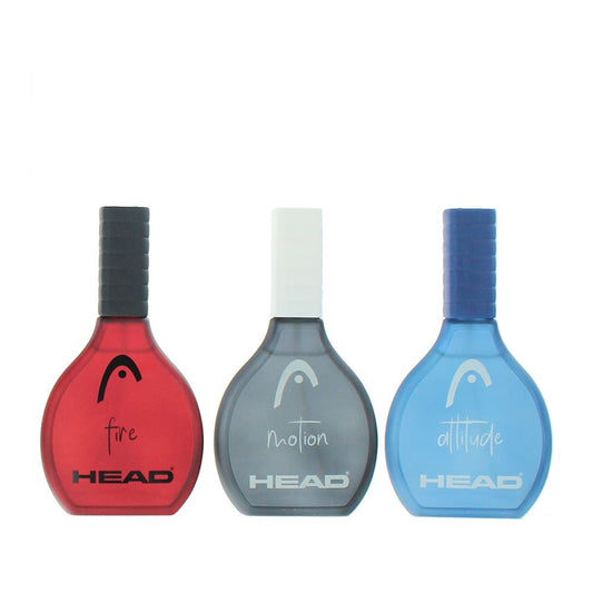 Set Head: Fire, Apa de toaleta, Barbati, 50 ml + Motion, Apa de toaleta, Barbati, 50 ml + Attitude, Apa de toaleta, Barbati, 50 ml