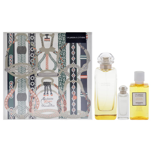 Set Hermes: Un Jardin A Cythere, Eau De Toilette, For Femei, 85 ml + Un Jardin A Cythere, Eau De Toilette, For Femei, 7.5 ml + Un Jardin A Cythere, Shower Gel, For All Skin Types, 80 ml