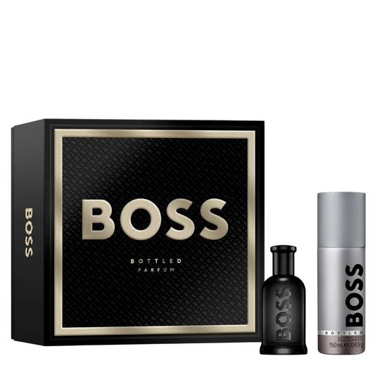 Set Hugo Boss: Boss Bottled, Deodorant Spray, Barbati, 150 ml + Boss Bottled, Parfum, Barbati, 50 ml