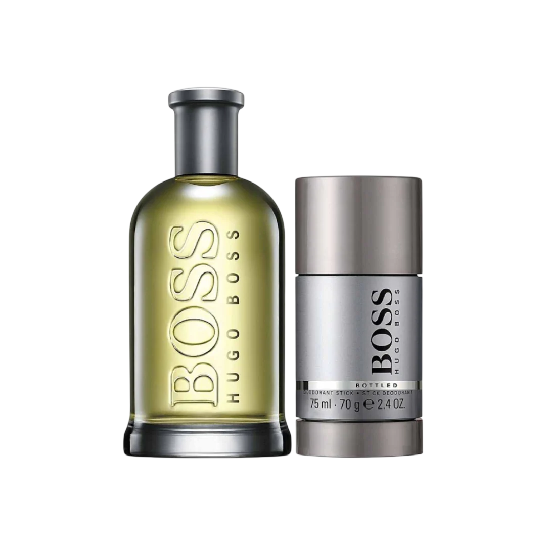 Set Hugo Boss: Boss Bottled, Eau De Toilette, Barbati, 200 ml + Boss Bottled, Anti-Perspirant, Deodorant Stick, Barbati, 75 ml