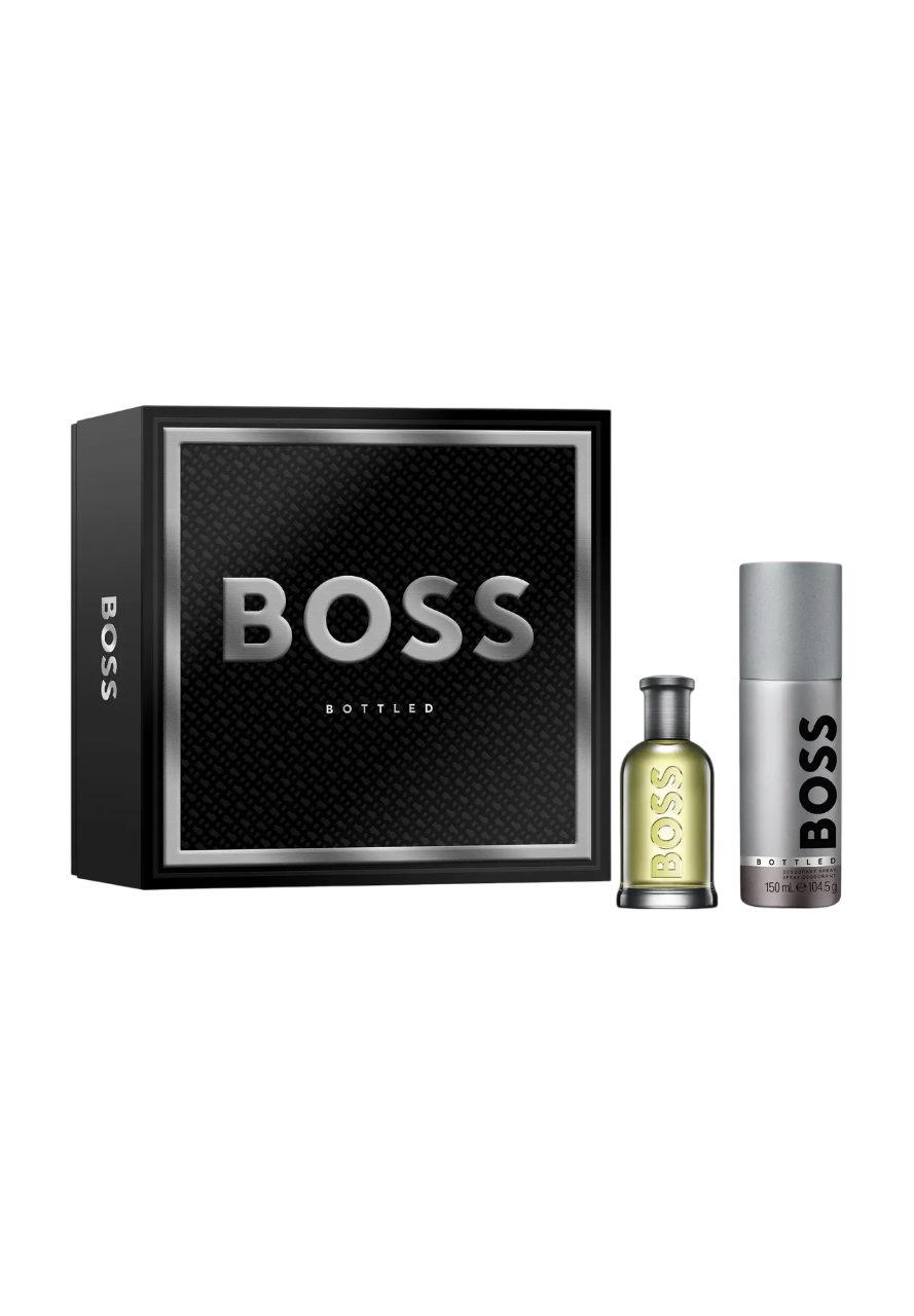 Set Hugo Boss: Boss Bottled, Apa de Toaleta, Barbati, 50 ml + Boss Bottled, Deodorant Spray, Barbati, 150 ml