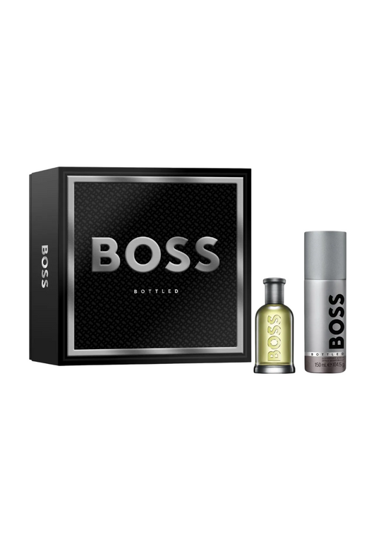 Set Hugo Boss: Boss Bottled, Apa de Toaleta, Barbati, 50 ml + Boss Bottled, Deodorant Spray, Barbati, 150 ml