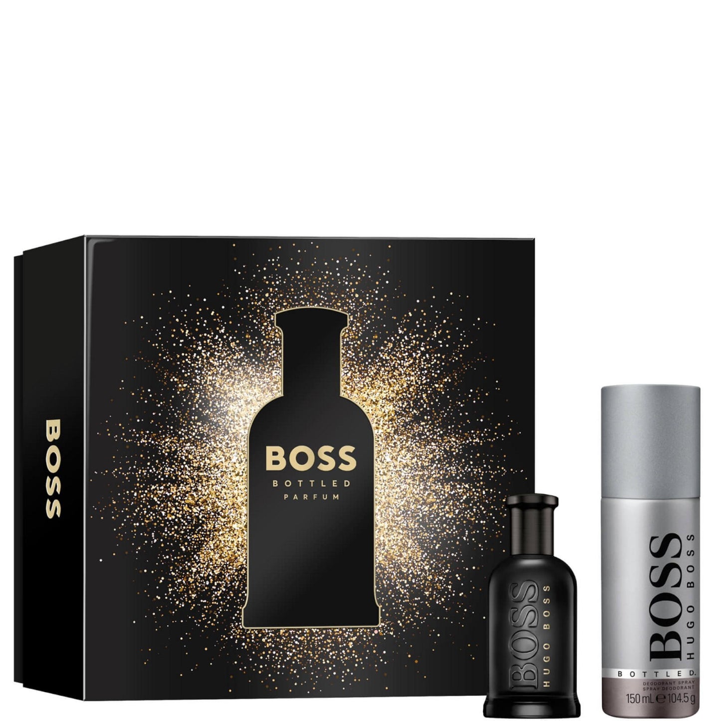 Set Hugo Boss: Boss Bottled, Parfum, Barbati, 50 ml + Boss Bottled, Deodorant Spray, Barbati, 150 ml