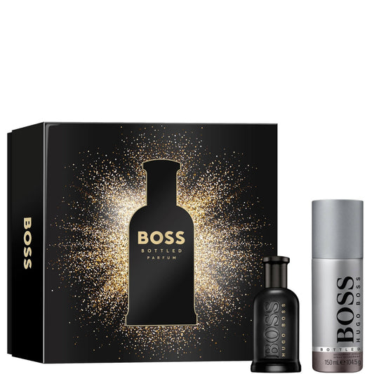 Set Hugo Boss: Boss Bottled, Parfum, Barbati, 50 ml + Boss Bottled, Deodorant Spray, Barbati, 150 ml