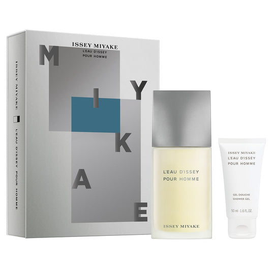 Set Issey Miyake: L'Eau d'Issey, Apa de toaleta, Barbati, 75 ml + L'Eau d'Issey, Moisturizing, Shower Gel, For All Skin Types, 50 ml