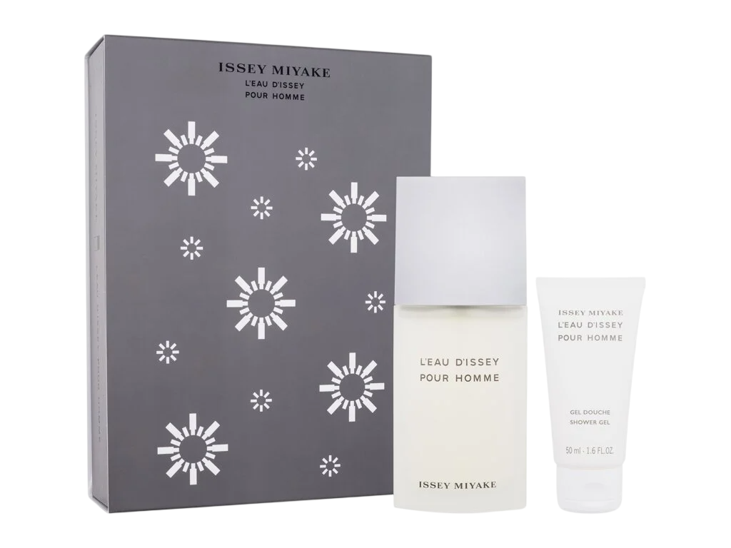 Set Issey Miyake: L'Eau D'Issey Pour Homme, Eau De Toilette, Barbati, 75 ml + L'Eau D'Issey Pour Homme, Cleansing, Shower Gel, All Over Body, All Skin Types, 50 ml
