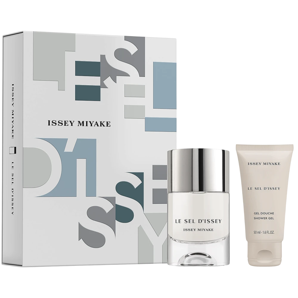 Set Issey Miyake: Le Sel D'Issey, Apa de toaleta, Barbati, 50 ml + Le Sel D'Issey, Shower Gel, For All Skin Types, 50 ml