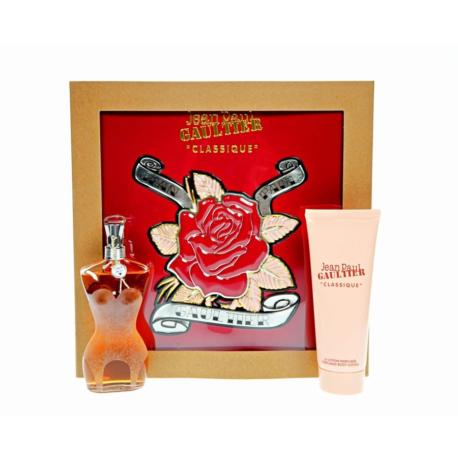 Set Jean Paul Gaultier: Classique, Eau De Parfum, For Femei, 50 ml + Classique, Hydrating, Body Lotion, 75 ml