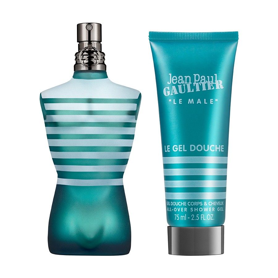 Set Jean Paul Gaultier: Le Male, Eau De Toilette, Barbati, 75 ml + Le Male, Cleansing, Shower Gel, For All Skin Types, 75 ml