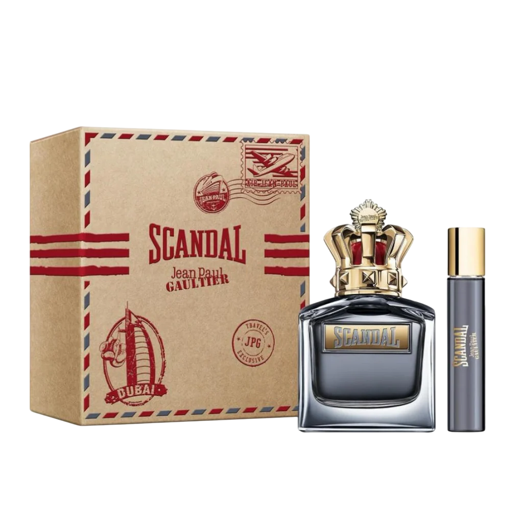 Set Jean Paul Gaultier: Scandal, Apa de Toaleta, Barbati, 100 ml + Scandal, Apa de Toaleta, Barbati, 20 ml