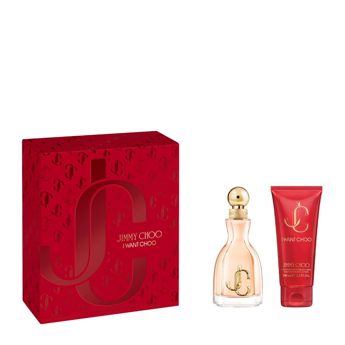 Set Jimmy Choo: I Want Choo, Eau De Parfum, For Femei, 60 ml + I Want Choo, Moisturizing, Body Lotion, 150 ml
