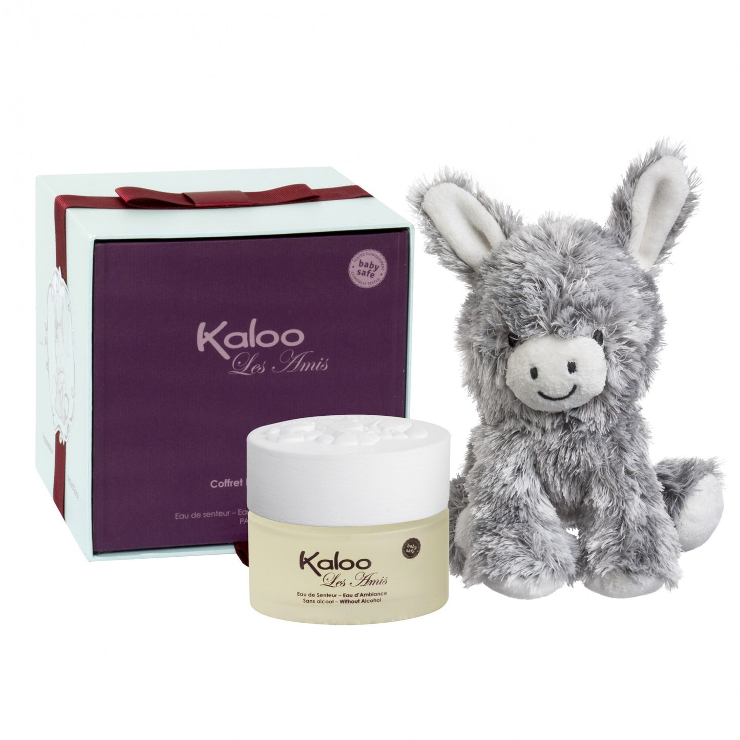 Set Kaloo: Les Amis, Apa de parfum, Femei, 100 ml + Les Amis, Donkey, Collectible Plush Toy