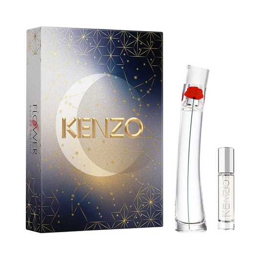 Set Kenzo: Flower, Apa de parfum, Femei, 50 ml + Flower, Apa de parfum, Femei, 10 ml