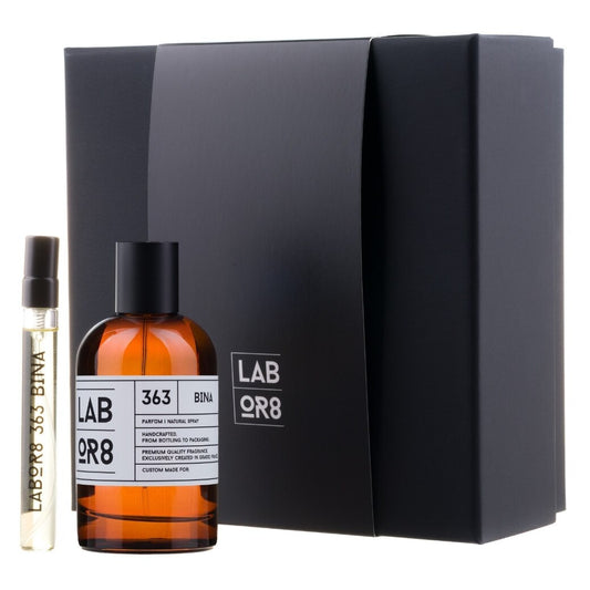 Set LABOR8: Bina 363, Eau De Parfum, Unisex, 100 ml + Bina 363, Eau De Parfum, Unisex, 10 ml