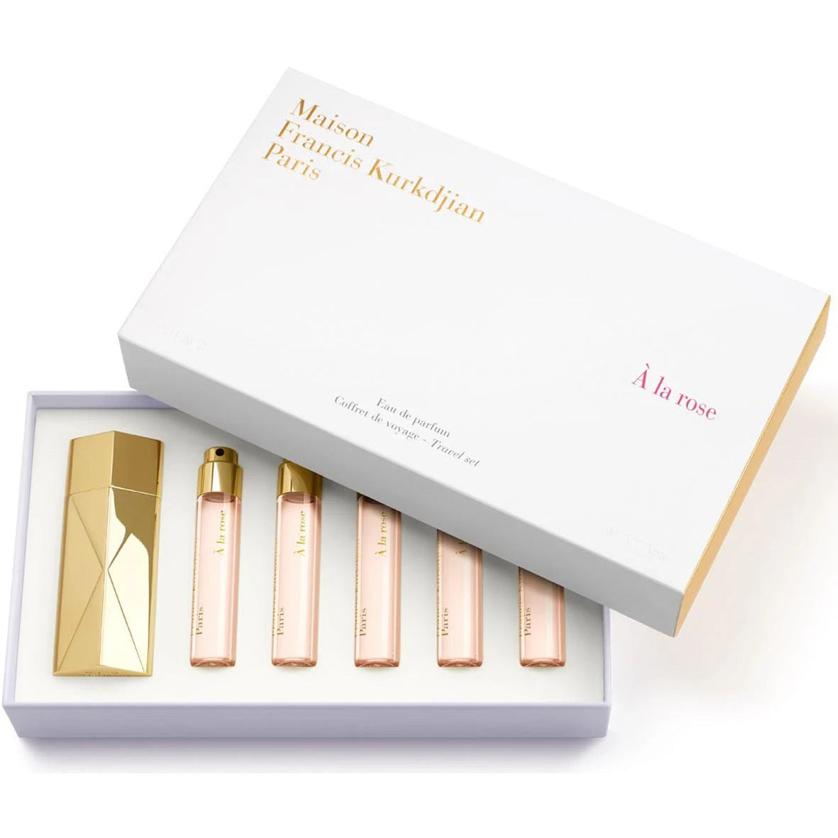 Set, Maison Francis Kurkdjian, A La Rose, Apa de Parfum, Femei, 5 pcs, 11 ml