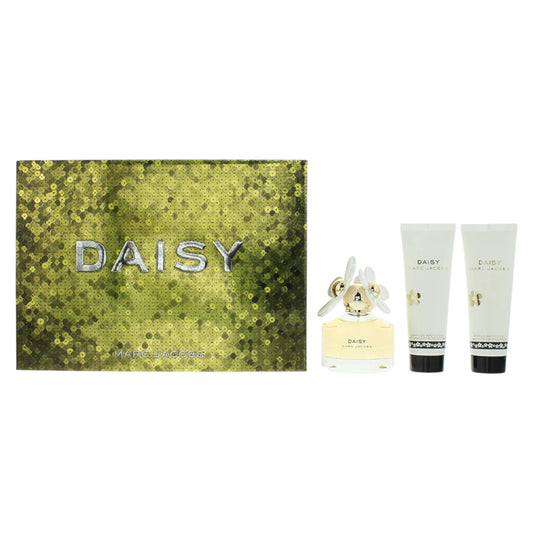 Set Marc Jacobs: Daisy, Eau De Toilette, For Femei, 50 ml + Daisy, Hydrating, Body Lotion, 75 ml + Daisy, Shower Gel, All Skin Types, 75 ml