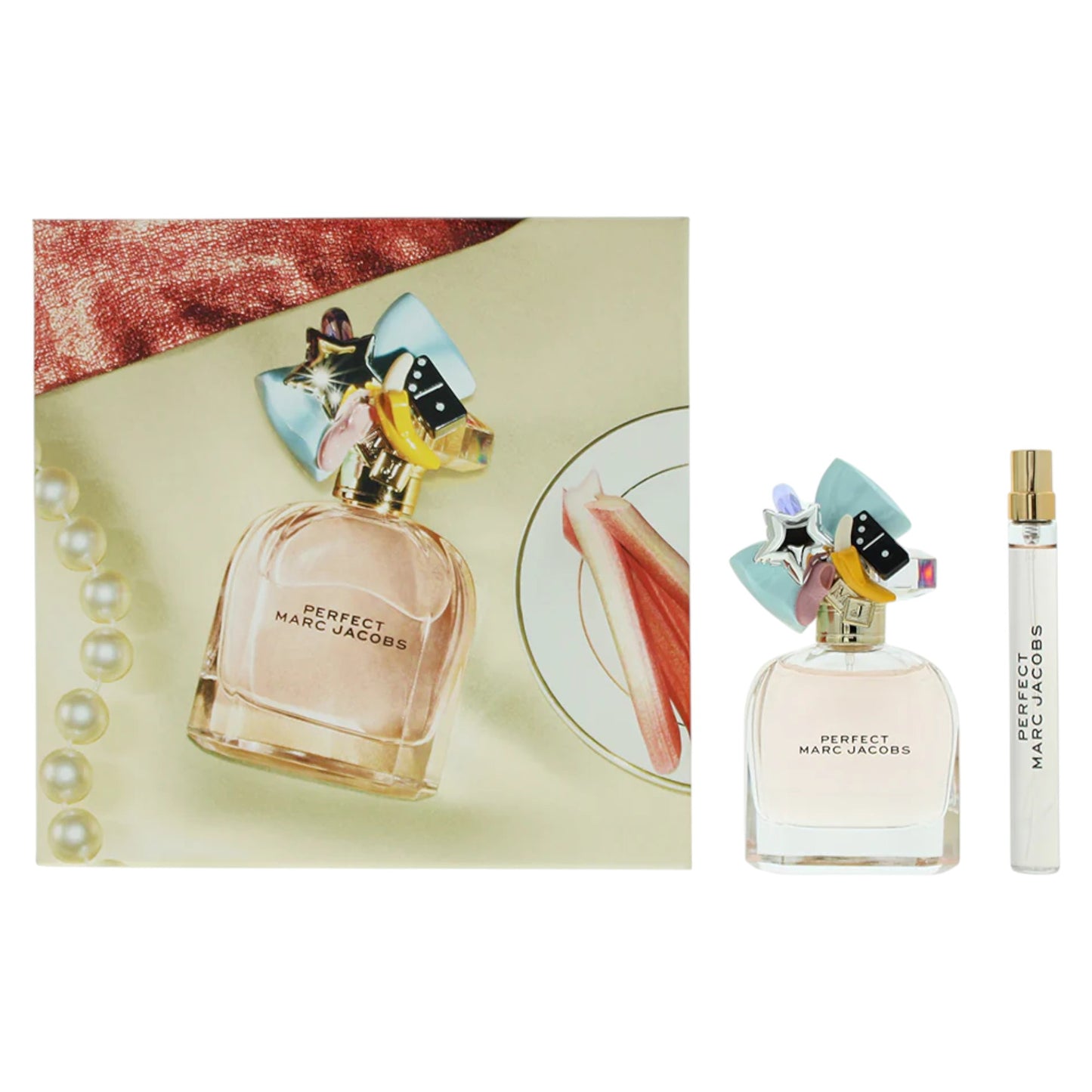 Set Marc Jacobs: Perfect, Apa de parfum, Femei, 50 ml + Perfect, Apa de parfum, Femei, 10 ml